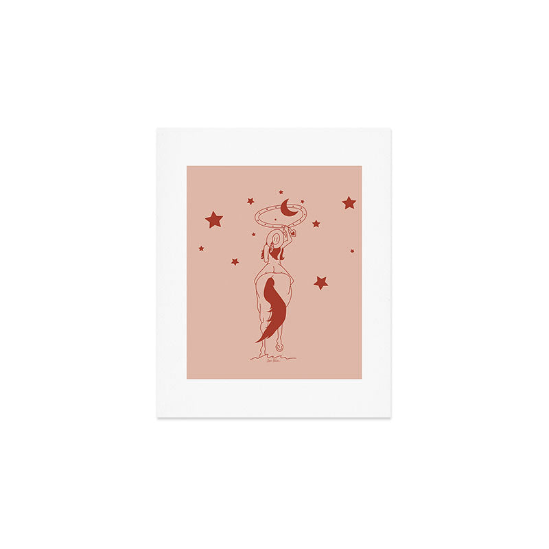 Fanny Ropes the Moon Art Print Gallery Image 1