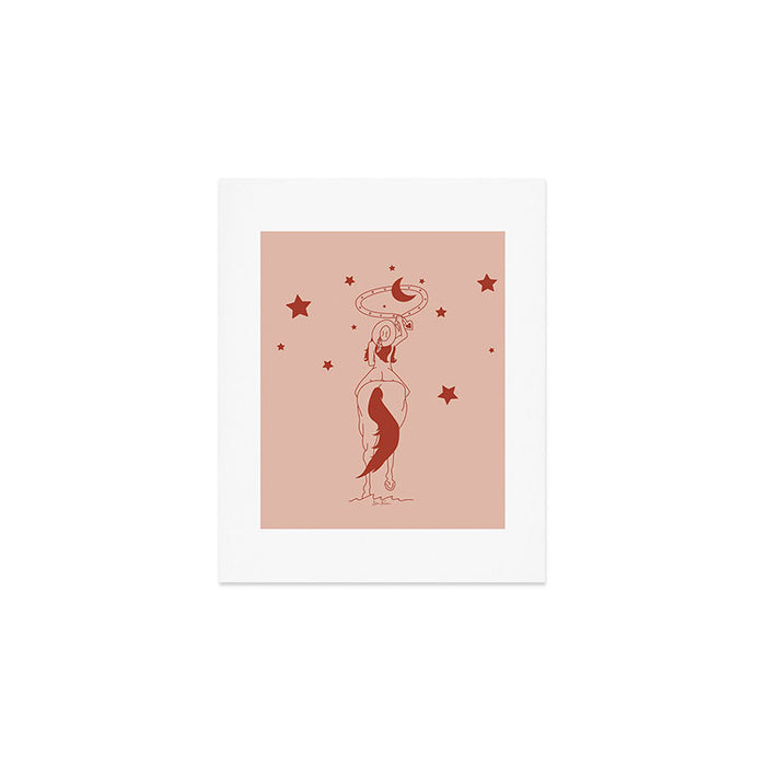 Fanny Ropes the Moon Art Print Gallery Image 1