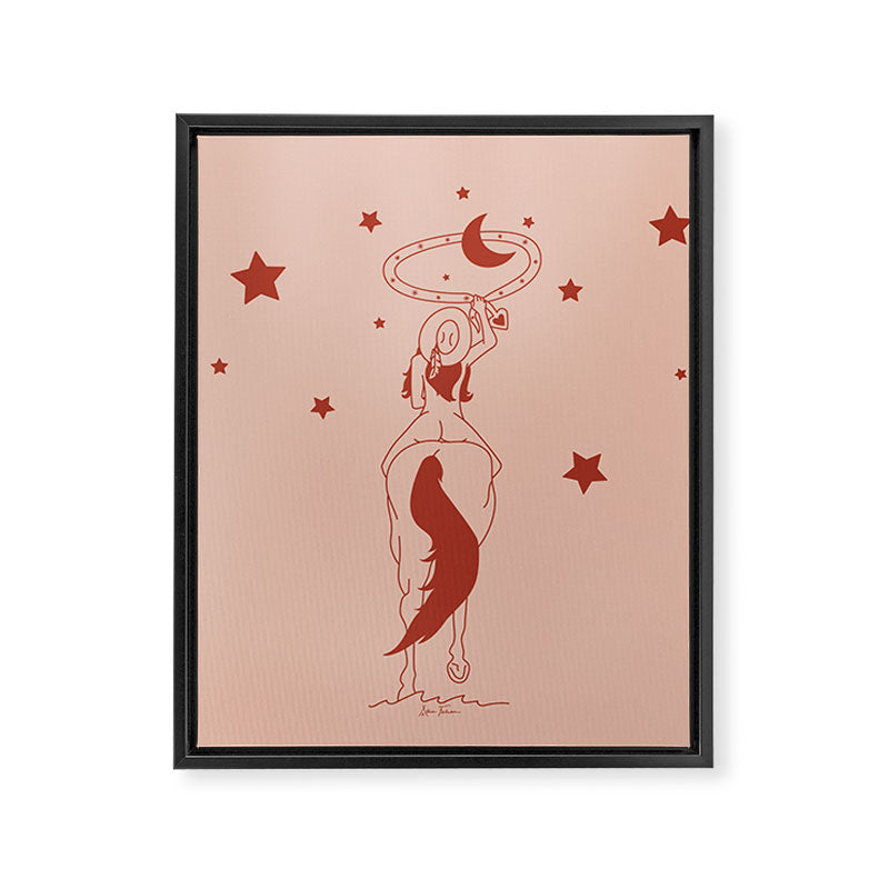 Fanny Ropes the Moon Framed Canvas Print Gallery Image 8