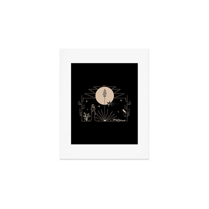 It Was All A Dream - Black & Tan Art Print Gallery Image 1