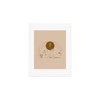 It Was All A Dream - Tan & Rust Art Print Gallery Image 1