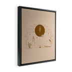 It Was All A Dream - Tan & Rust Framed Canvas Print Gallery Image 2