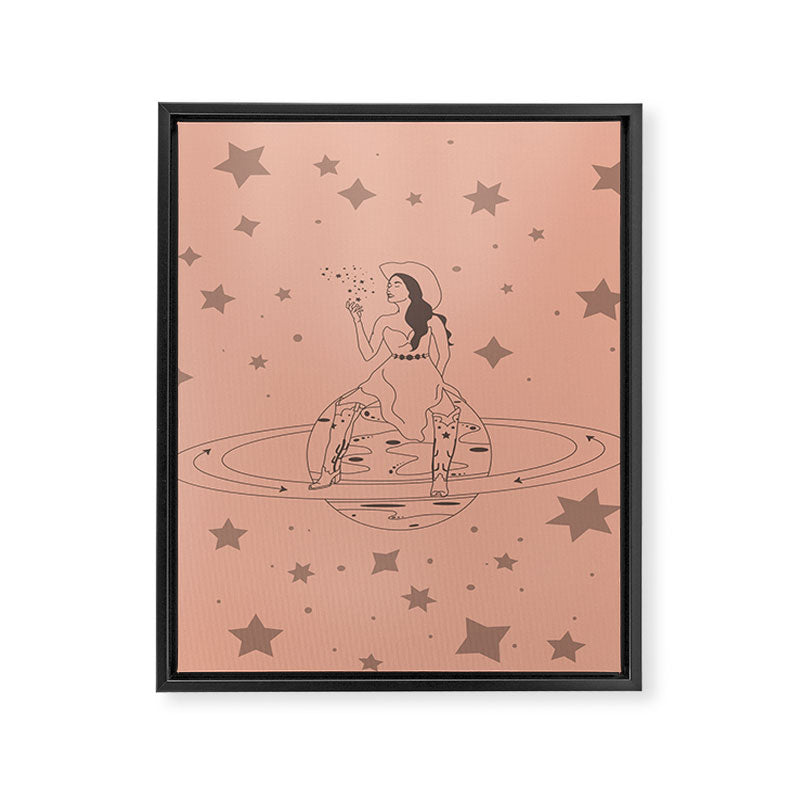 Janet From Another Planet Framed Canvas Print Gallery Image 6