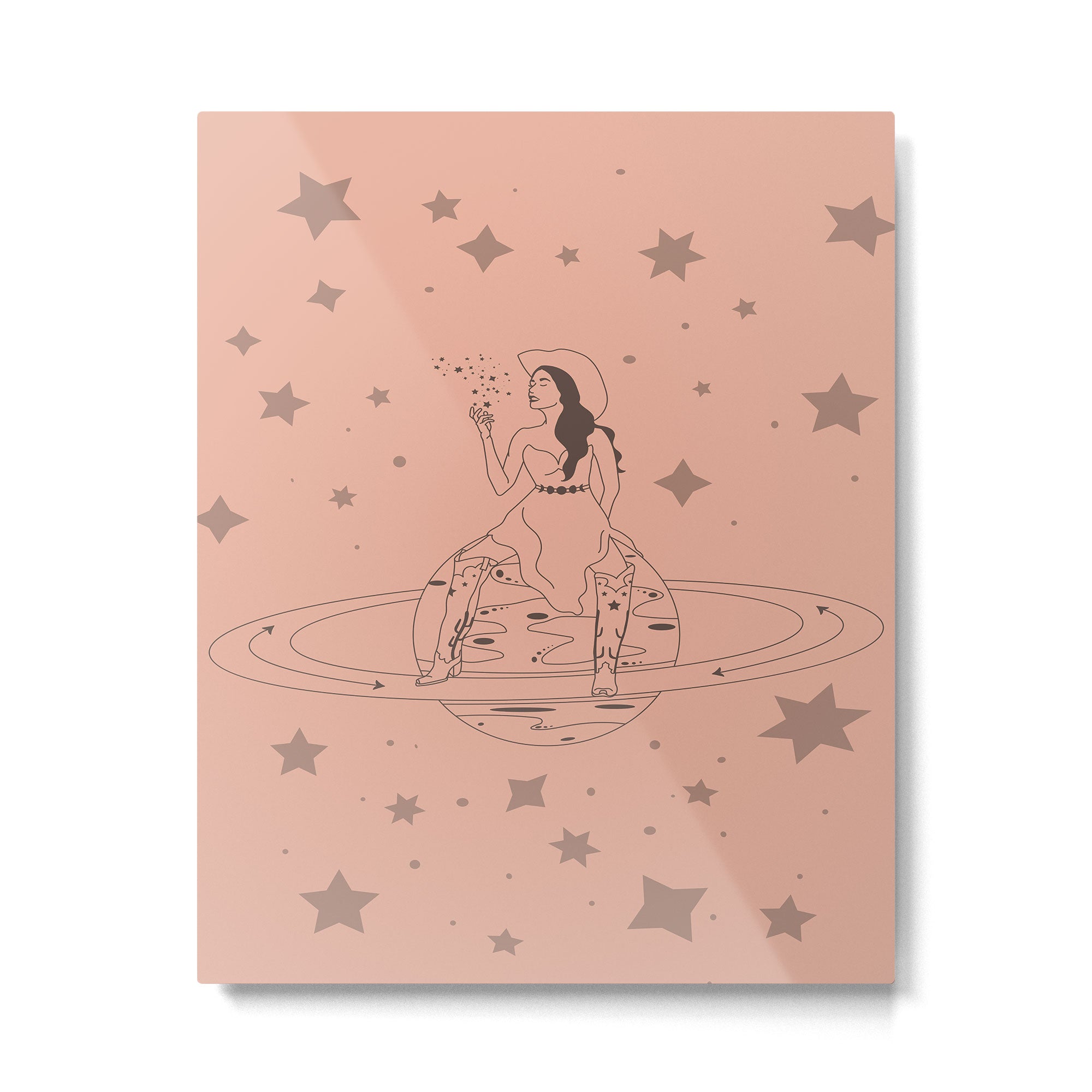 Janet From Another Planet Metal Print Gallery Image 4