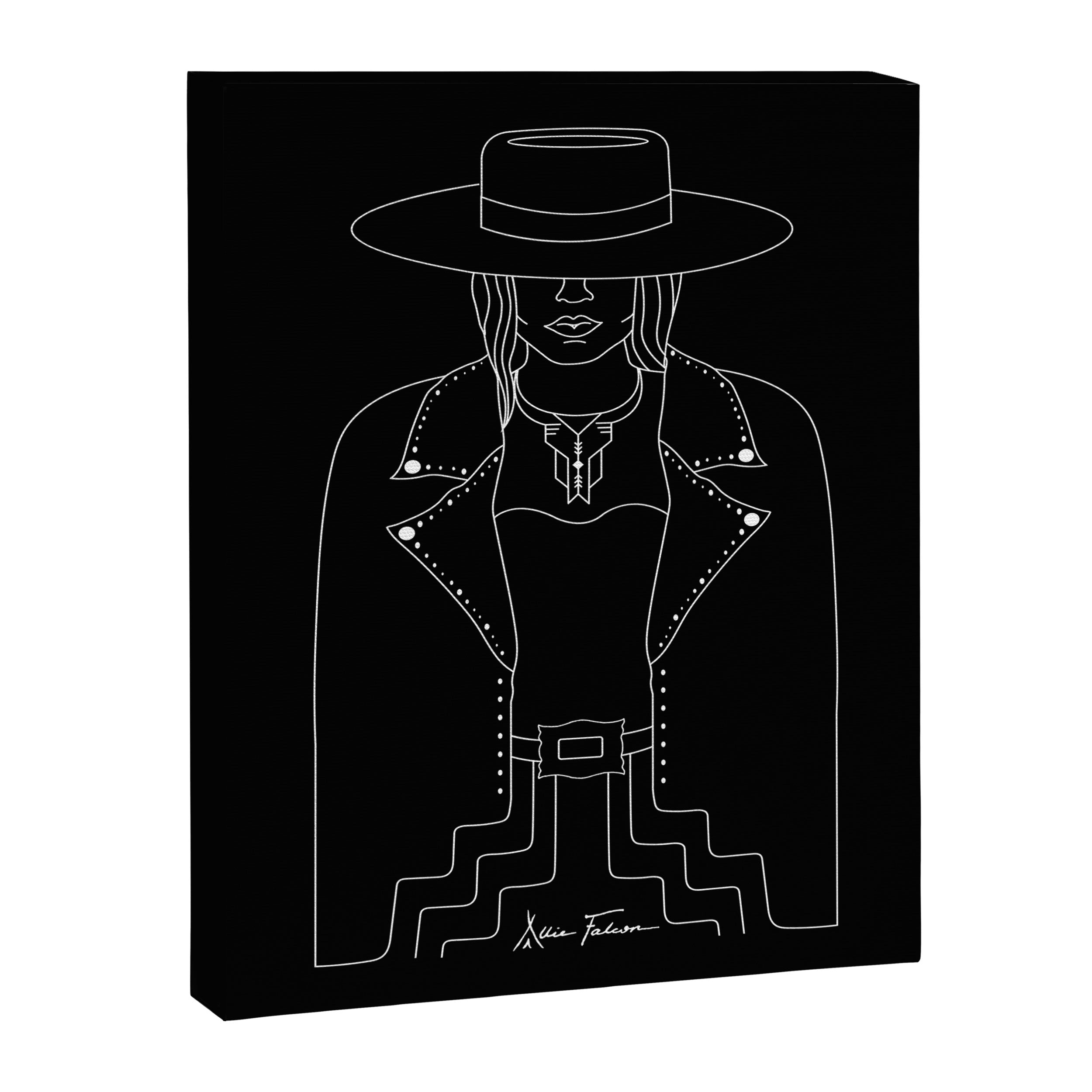 Lady Outlaw Canvas Print Gallery Image 8
