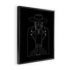 Lady Outlaw Framed Canvas Print Gallery Image 2