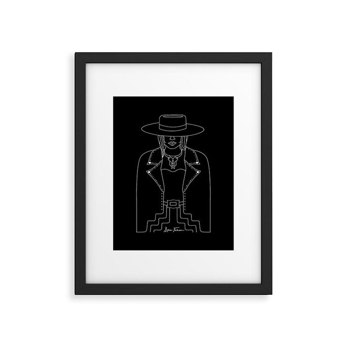 Lady Outlaw Framed Art Print Gallery Image 1
