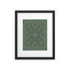 Lost Desert - Green Framed Art Print Gallery Image 4
