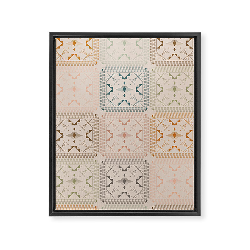 Lost Desert Quilt Framed Canvas Print Gallery Image 8