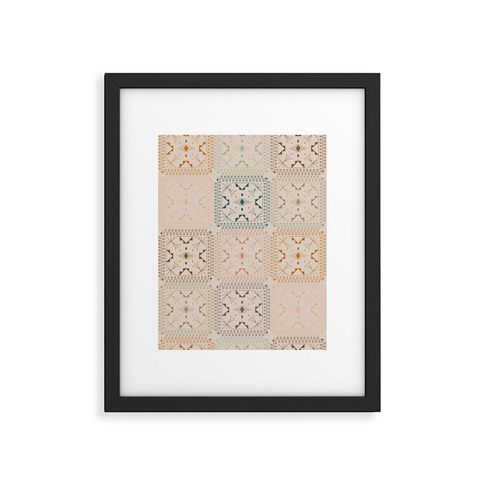 Lost Desert Quilt Framed Art Print Gallery Image 1