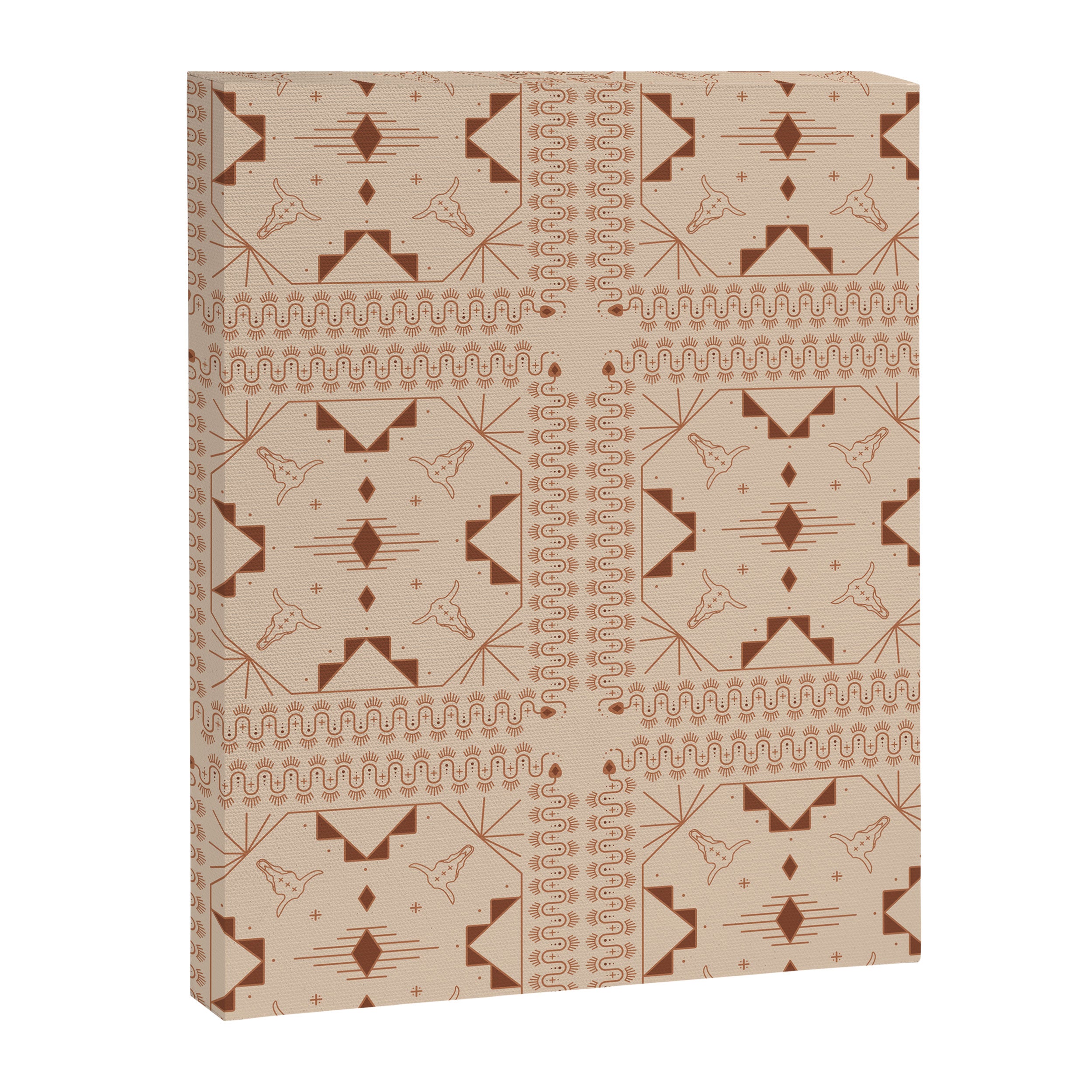 Lost Desert Tile - Adobe Canvas Print Gallery Image 8