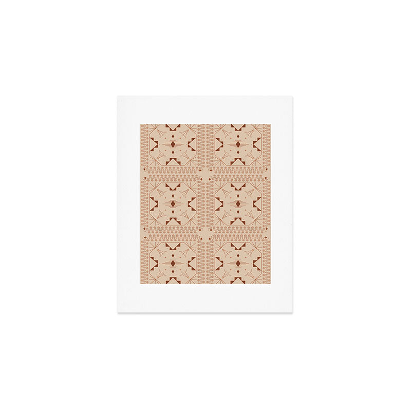Lost Desert Tile - Adobe Art Print Gallery Image 1