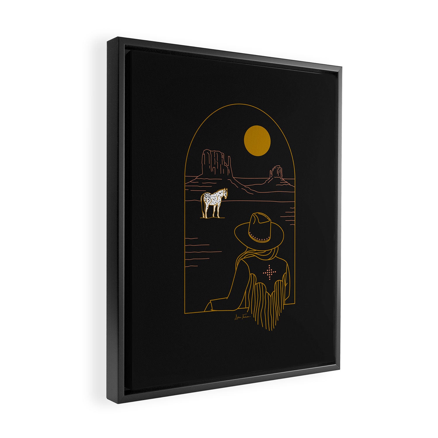 Lost Pony Framed Canvas Print Gallery Image 2