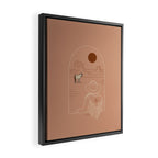 Lost Pony - Pink Clay Framed Canvas Print Gallery Image 2