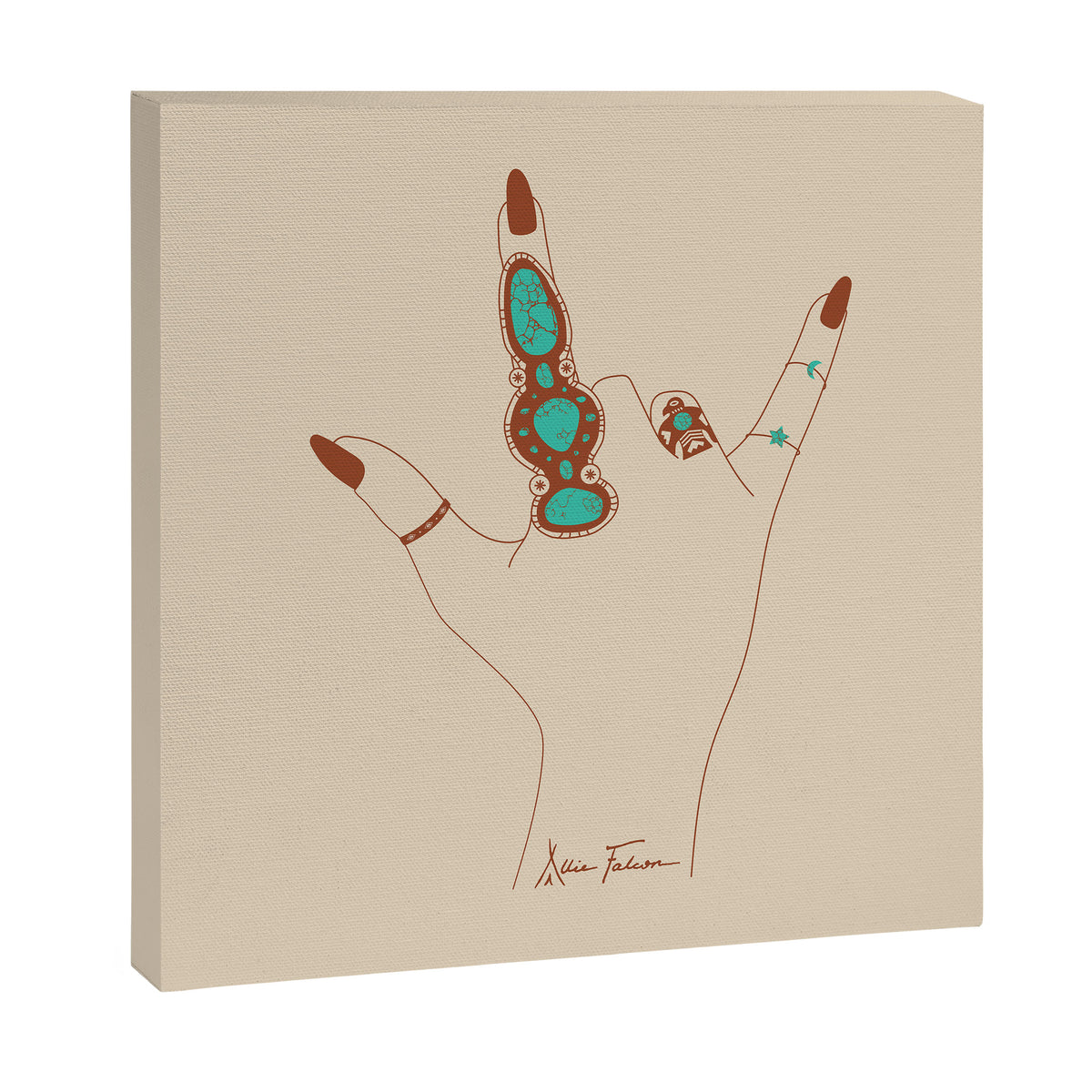 Love Language Canvas Print Gallery Image 3