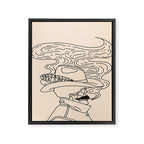 Love or Die Tryinâ - Cowhand Black & Cream Framed Canvas Print Gallery Image 6