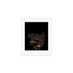 Love or Die Tryinâ Cowhand - Black & Pink Art Print Gallery Image 1