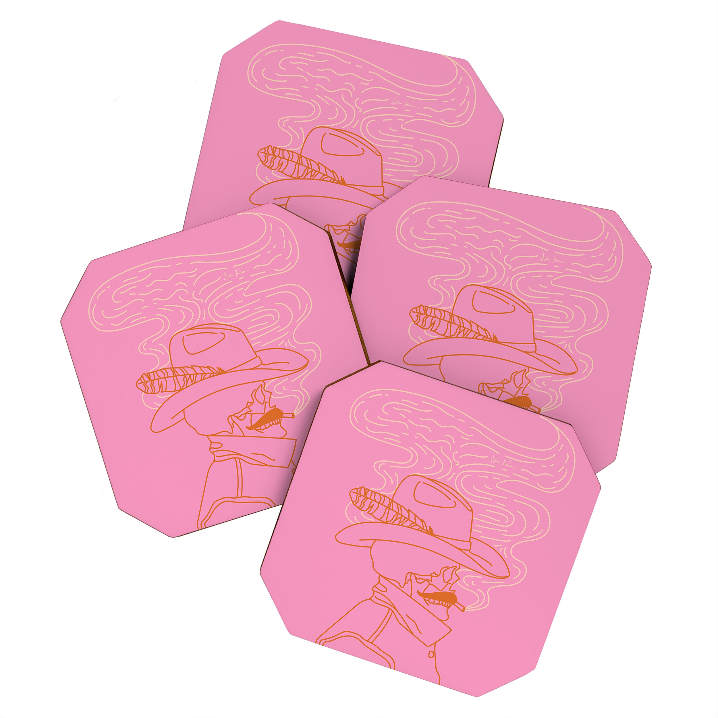 Love or Die Tryinâ - Cowhand Coaster Gallery Image 1