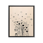Love or Die Tryinâ - Rhinestone Cowgirl Black & Cream Framed Canvas Print Gallery Image 8