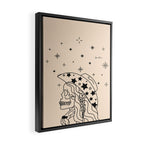 Love or Die Tryinâ - Rhinestone Cowgirl Black & Cream Framed Canvas Print Gallery Image 2