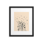 Love or Die Tryinâ - Rhinestone Cowgirl Black & Cream Framed Art Print Gallery Image 4