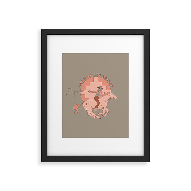 Shootin' The Breeze Framed Art Print Gallery Image 4