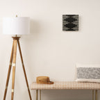 Southwestern Minimalist Black & White Canvas Print Gallery Image 2