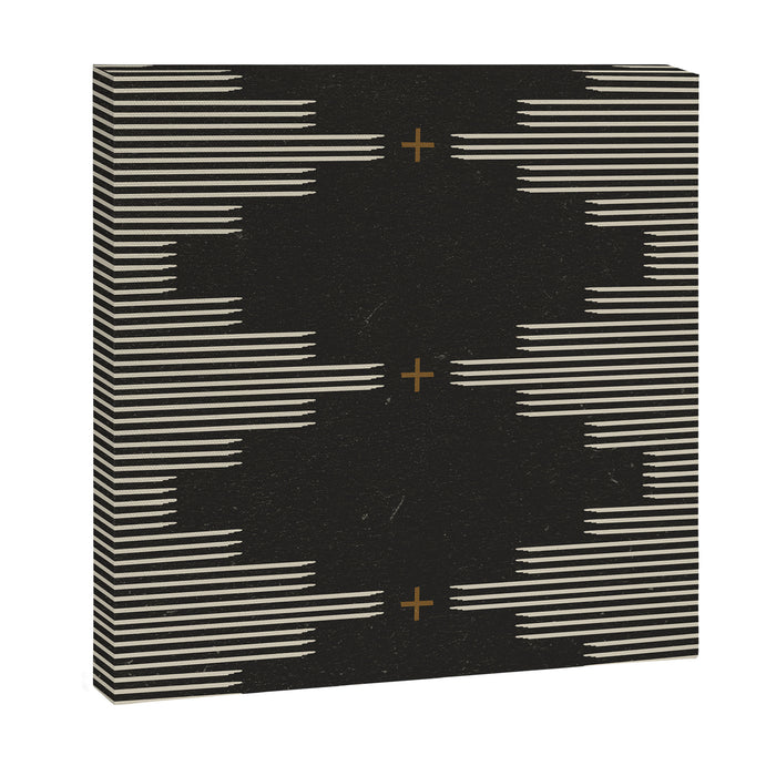 Southwestern Minimalist Black & White Canvas Print Gallery Image 1