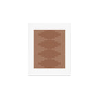 Southwestern Minimalist - Camel Brown Art Print Gallery Image 1