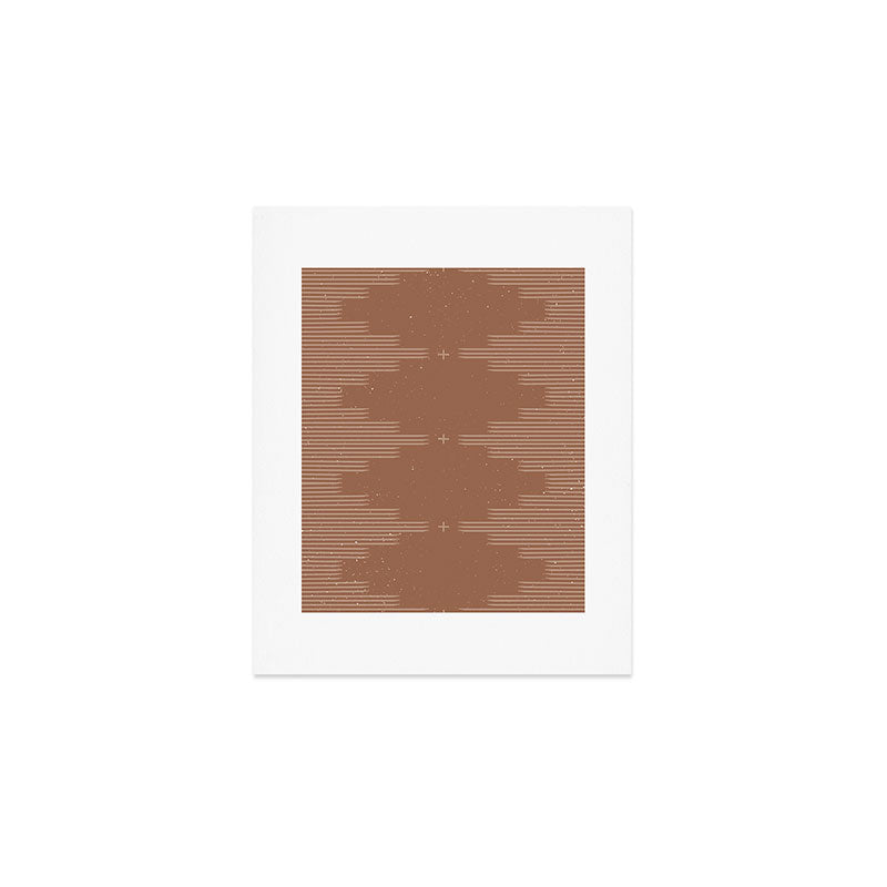 Southwestern Minimalist - Camel Brown Art Print Gallery Image 1