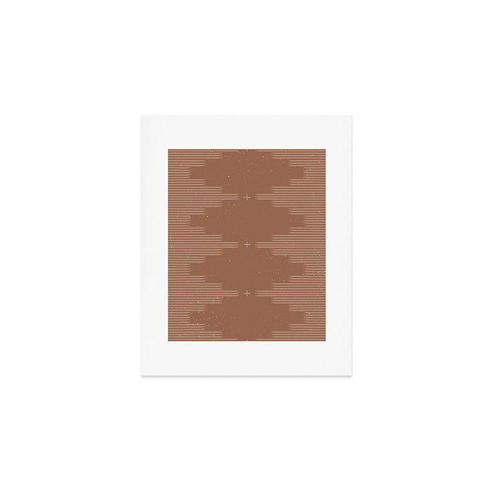 Southwestern Minimalist - Camel Brown Art Print Gallery Image 1