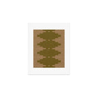 Southwestern Minimalist Retro Green & Pink Art Print Gallery Image 1