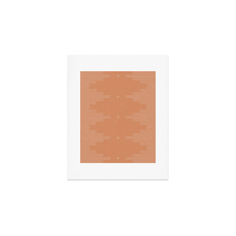 Southwestern Minimalist Terra Cotta  Art Print Gallery Image 1