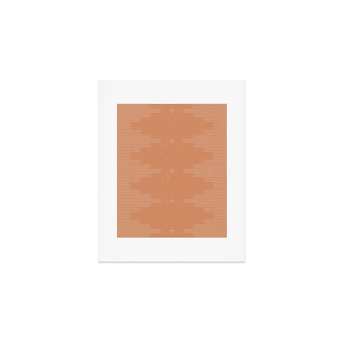 Southwestern Minimalist Terra Cotta  Art Print Gallery Image 1