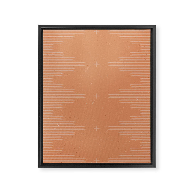 Southwestern Minimalist Terra Cotta  Framed Canvas Print Gallery Image 8