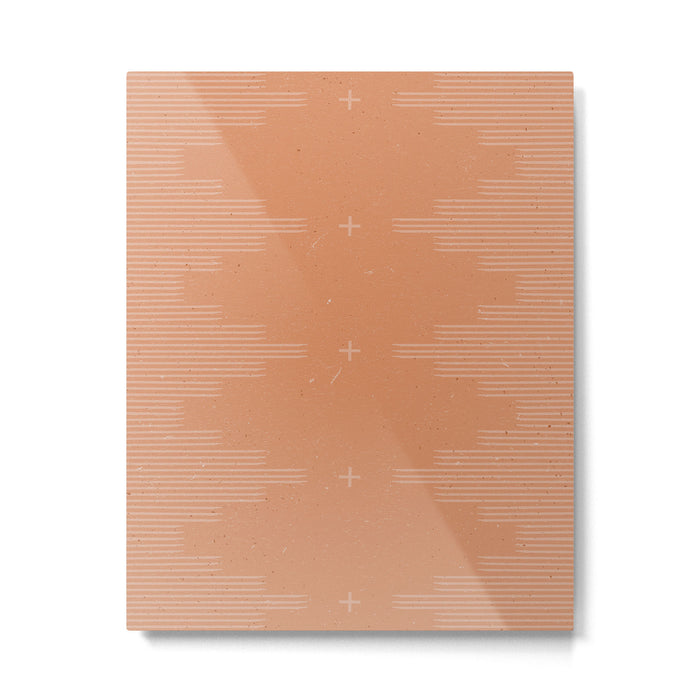 Southwestern Minimalist Terra Cotta  Metal Print Gallery Image 1