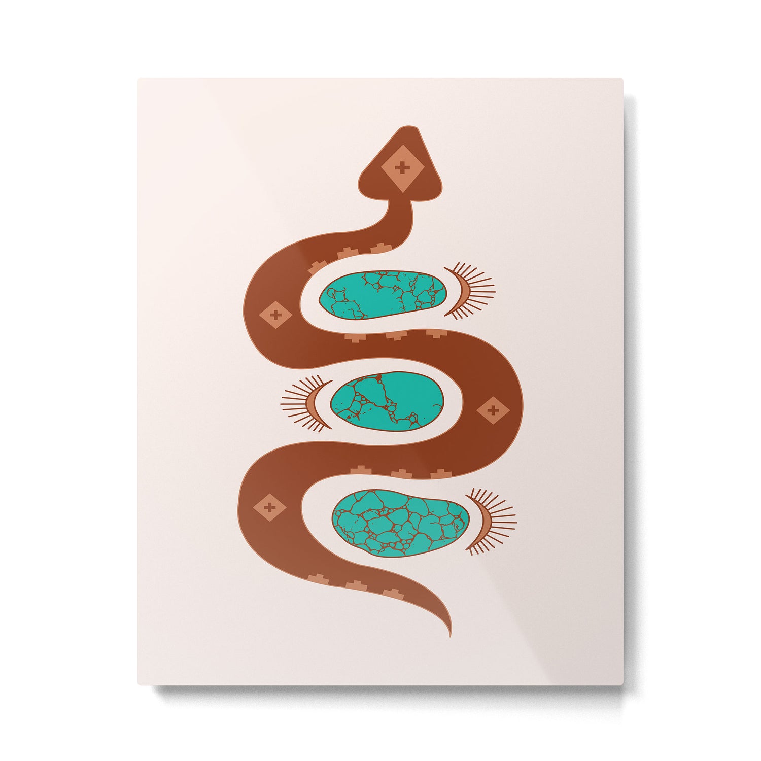 Southwestern Slither Metal Print Gallery Image 4