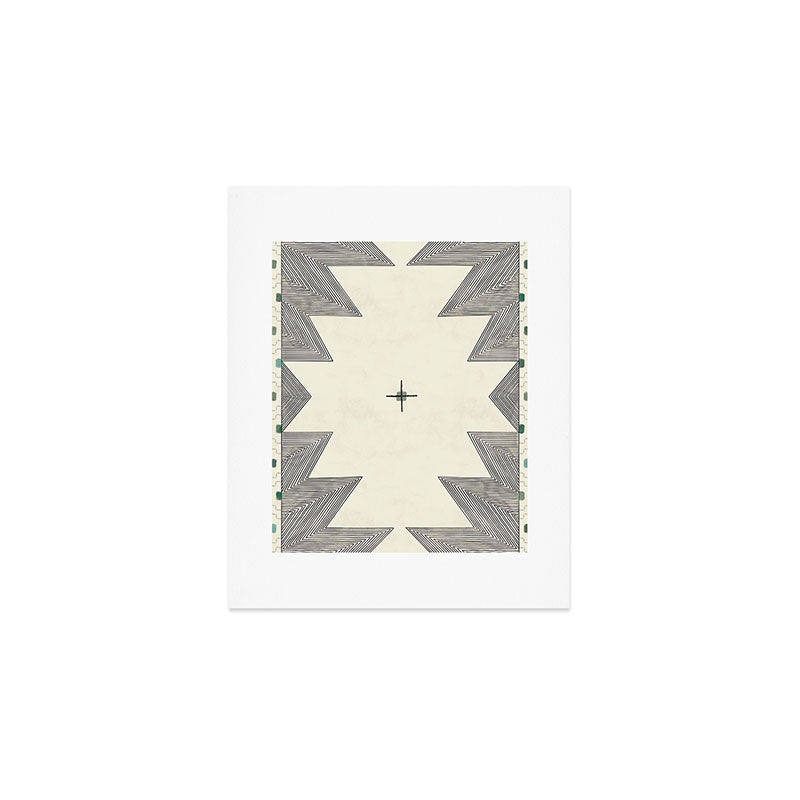 Southwestern Trippy Tile Art Print Gallery Image 1