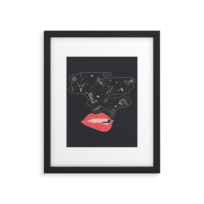 Talk Cowboy to Me Framed Art Print Gallery Image 1