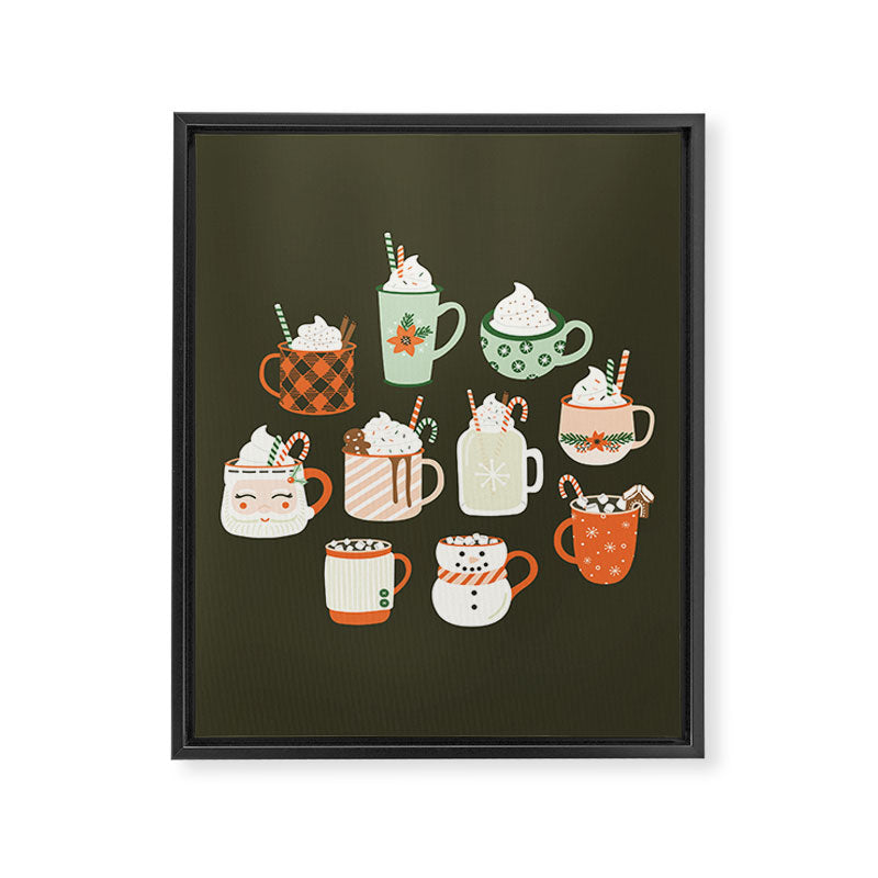 Christmas Cocoa Framed Canvas Print Gallery Image 8
