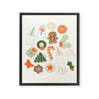 Christmas Cookies Framed Canvas Print Gallery Image 8
