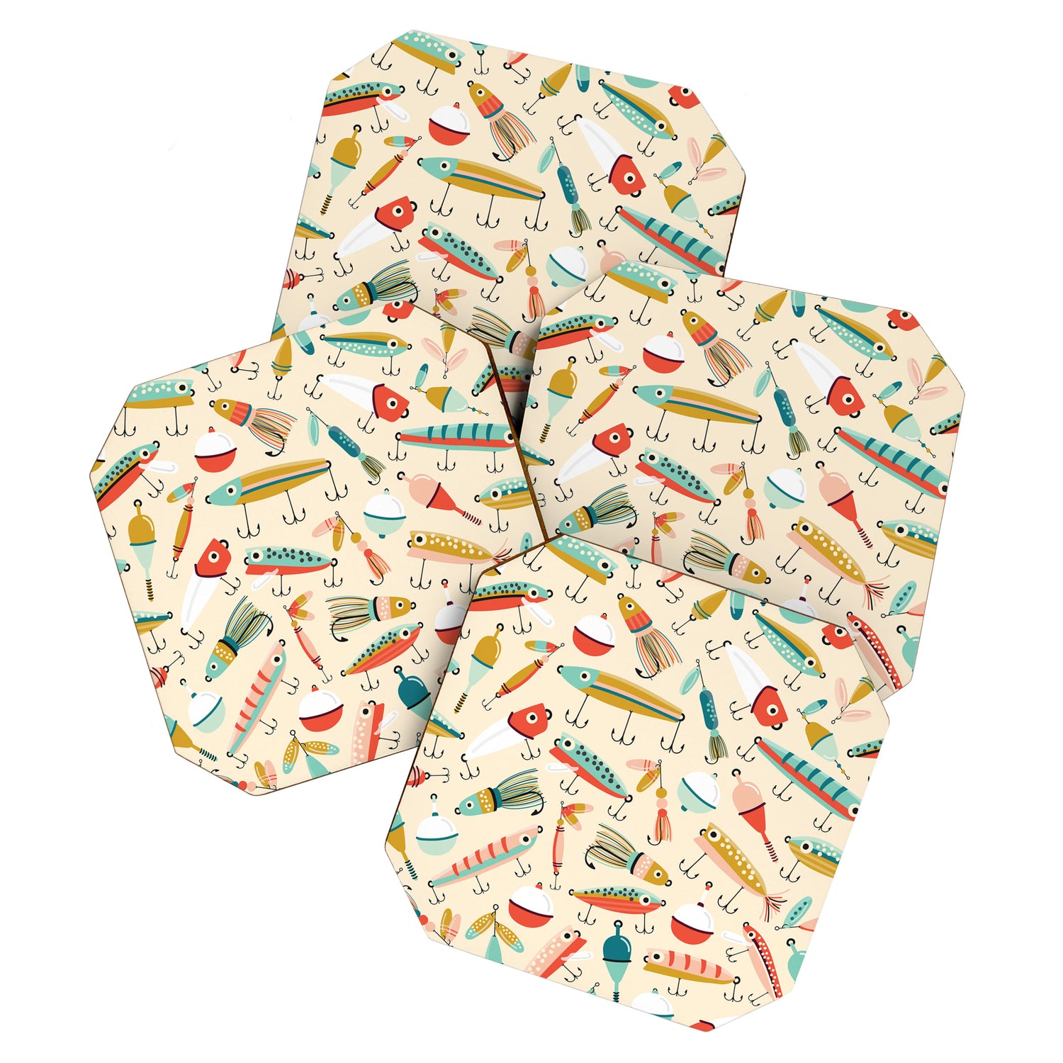 Fishing Lures Coaster Gallery Image 1