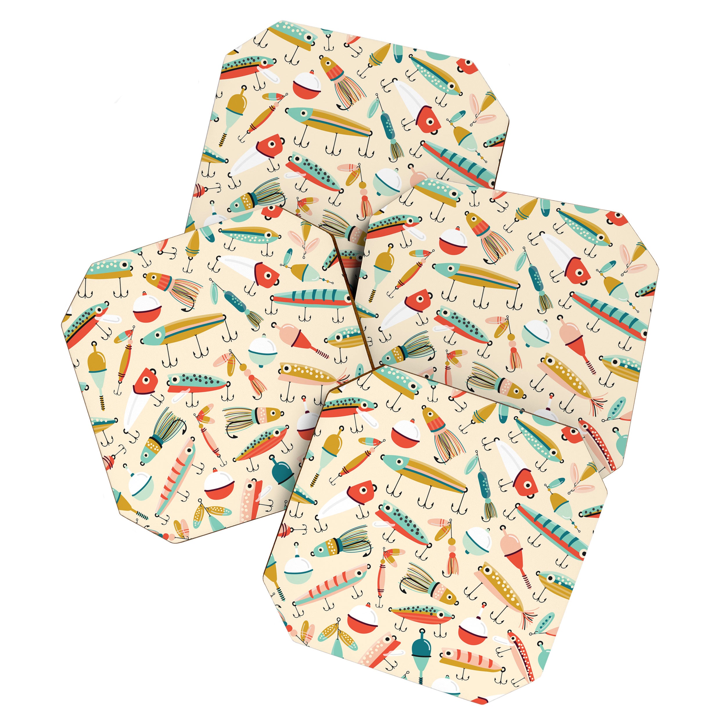 Fishing Lures Coaster Gallery Image 1