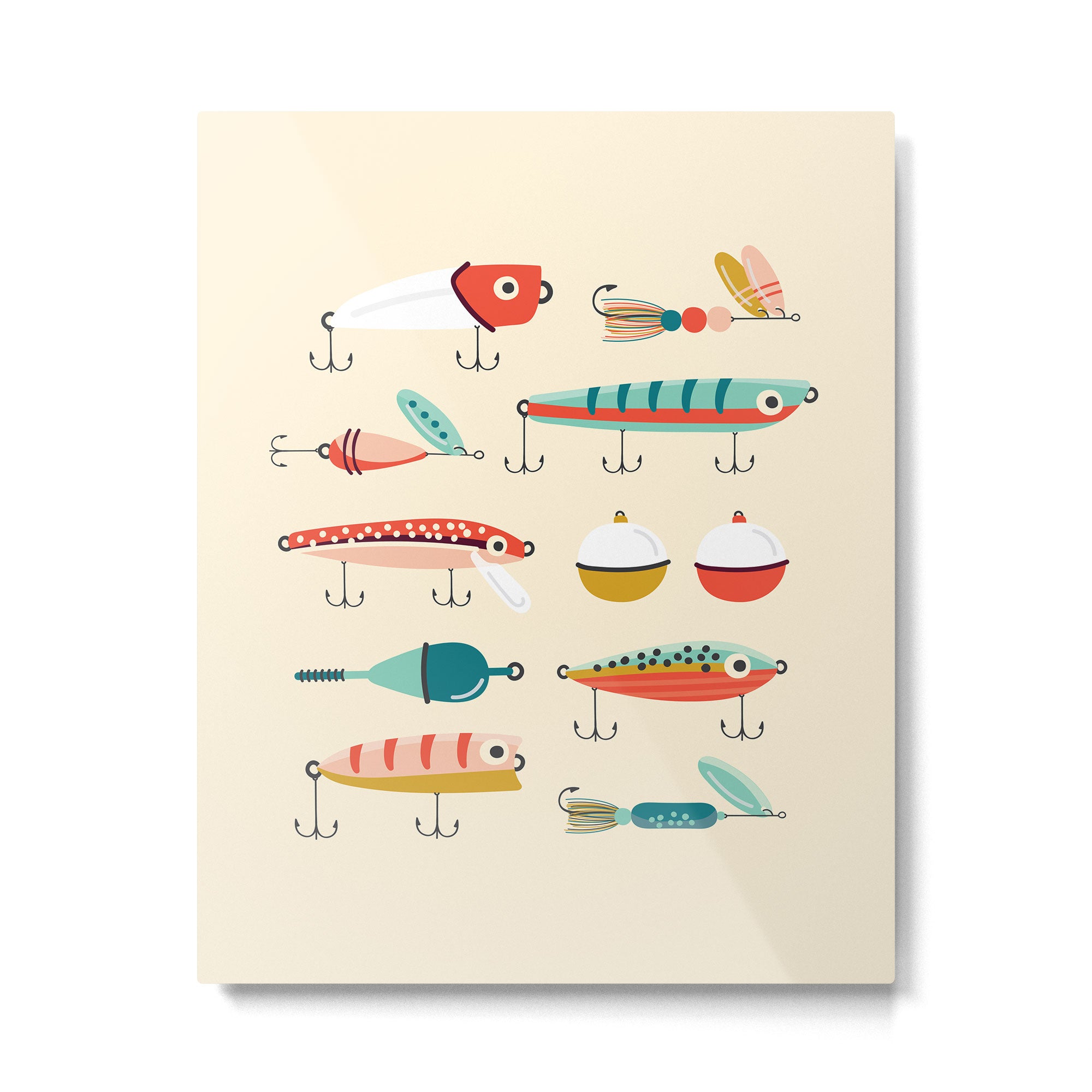 Fishing Lures Metal Print Gallery Image 6
