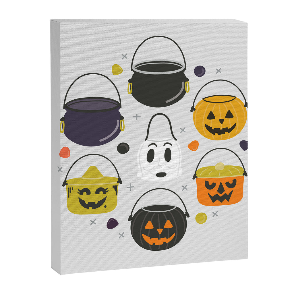 Halloween Candy Buckets Canvas Print Gallery Image 8