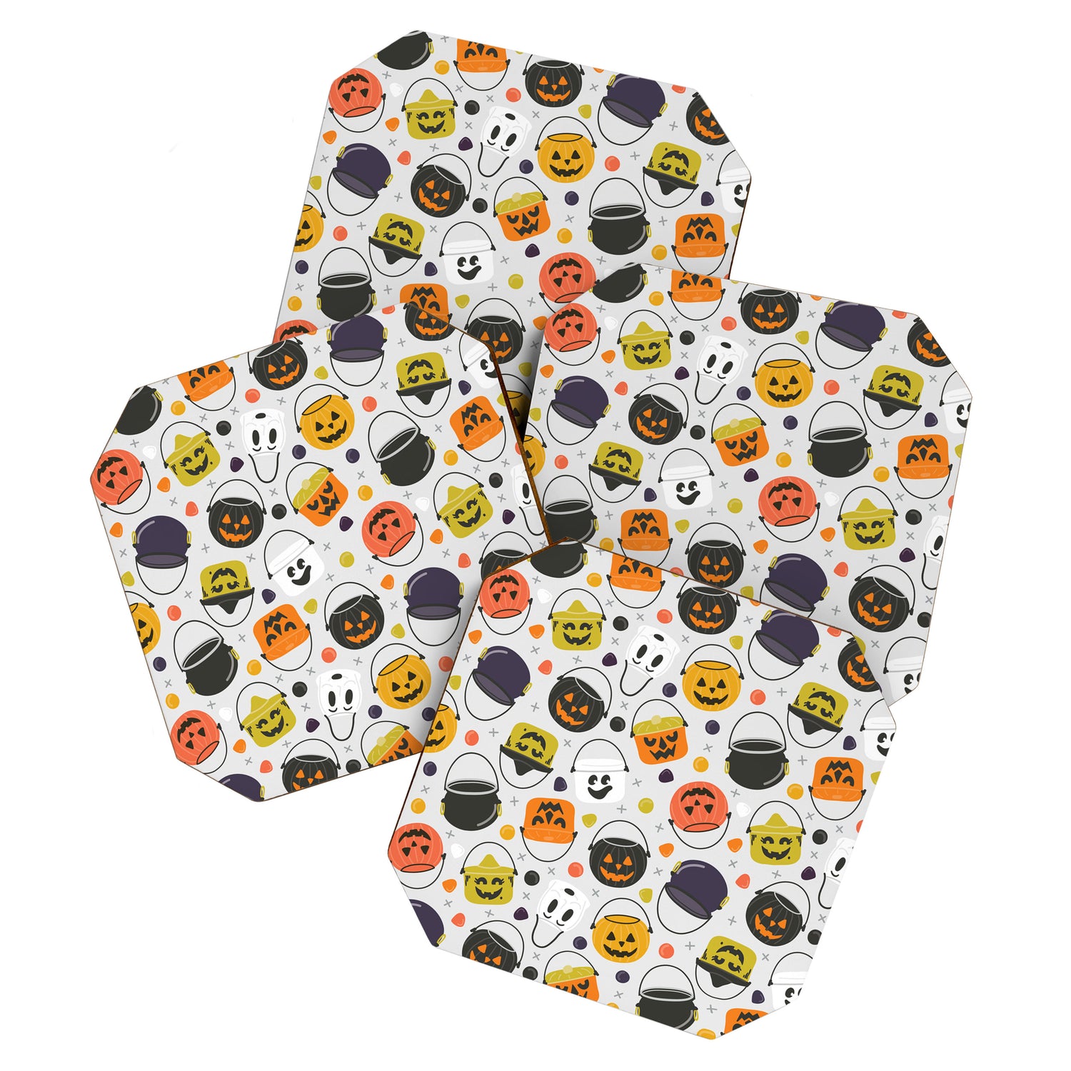 Halloween Candy Buckets Coaster Gallery Image 1