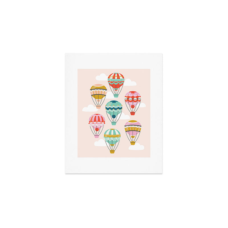 Hot Air Balloons Art Print Gallery Image 1