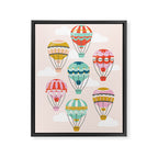 Hot Air Balloons Framed Canvas Print Gallery Image 8