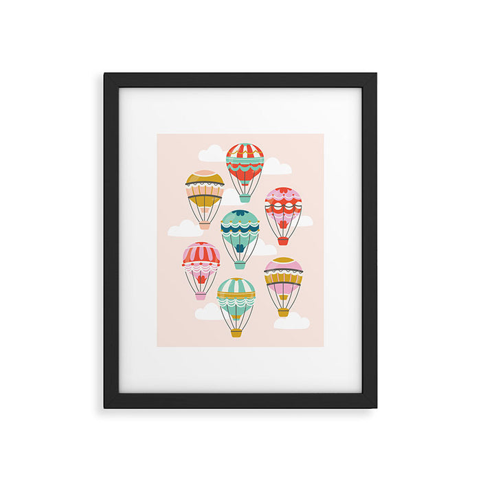 Hot Air Balloons Framed Art Print Gallery Image 1