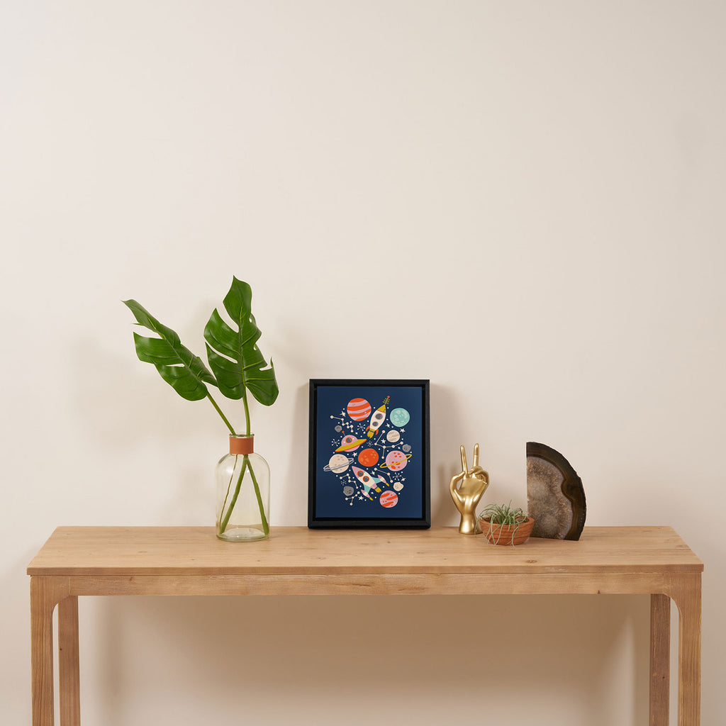 Space Framed Canvas Print Gallery Image 4